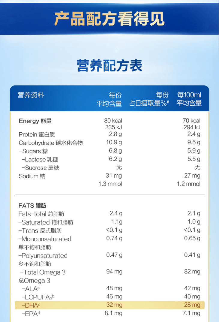 爱他美3段配料表图片图片