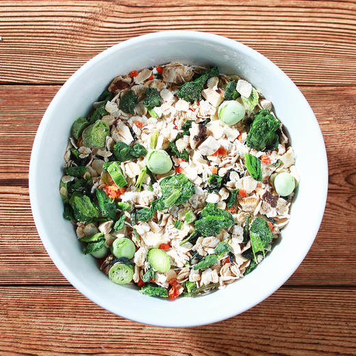 【咸味蔬菜燕麦片】即食杂粮营养代餐粥冲饮早餐饱腹无加蔗糖 商品图2