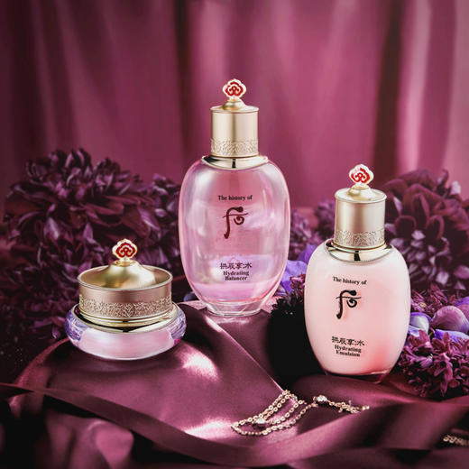 韩国 WHOO后 拱辰享水沄保湿6件套 套盒 (精华水150ml+20ml+乳110ml+20ml+面霜30ml+洗面奶13ml) 商品图11