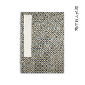 【鹅毛肆】墨契精装书法册页，38x26cm，12张（24面），多种纸性