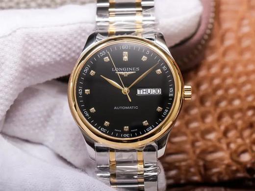 KY浪qin名匠双日历系列， 🈶40毫米和38.5×11mm，316L精钢， 机芯eta2836-2，所有配件与原装通用，男士腕表，自动机械机芯，精钢表带，透底。 商品图0