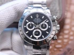 JH劳li士超级宇宙计时迪通拿系列，表径40mm，升级圈口角度与字体大小字体颜色银灰色更明显与原版一致