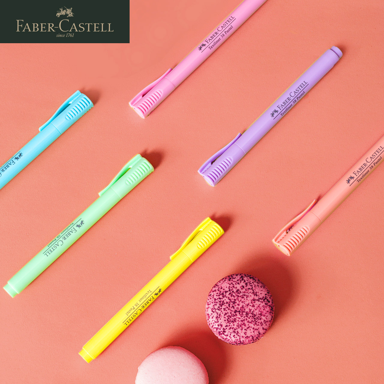 德国辉柏嘉 荧光笔 马卡龙色系【6色可选】