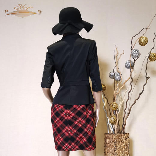 YIQU丨“畅享休闲”西装上衣（简黑） 商品图2