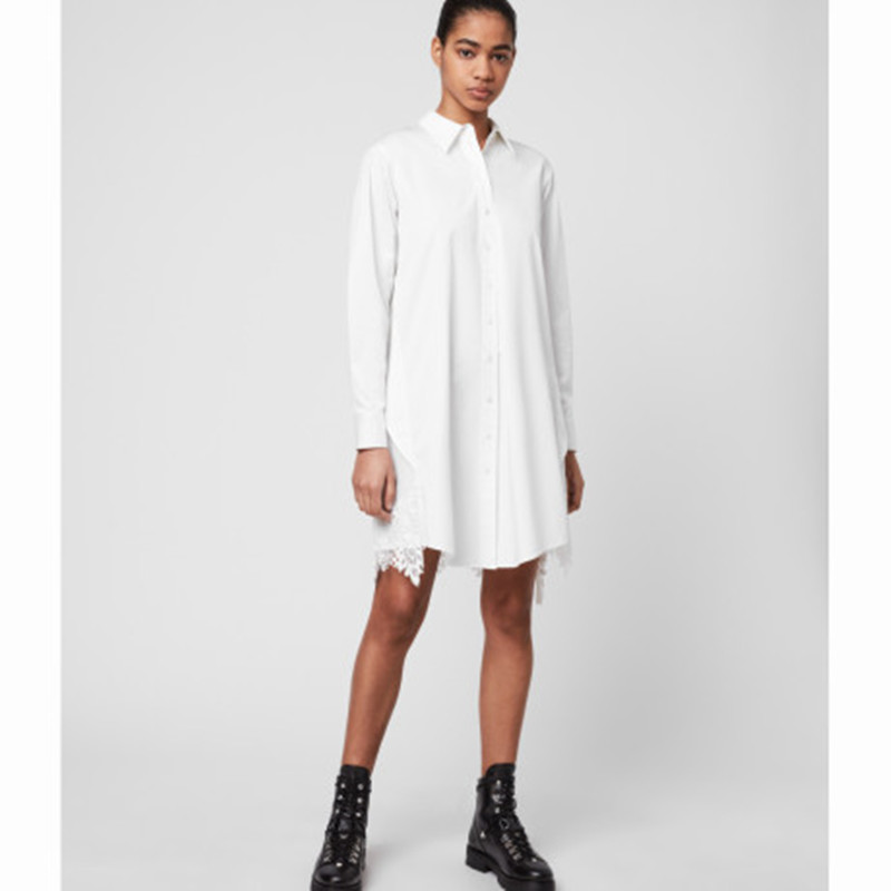 ALLSAINTS IRIS LACE SHIRT DRESS 连衣裙JPY带授权招加盟代理