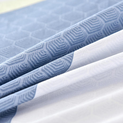 雅芳婷床上用品被单四件套全棉床单简约双面被套双人1.8m床笠家纺 商品图3