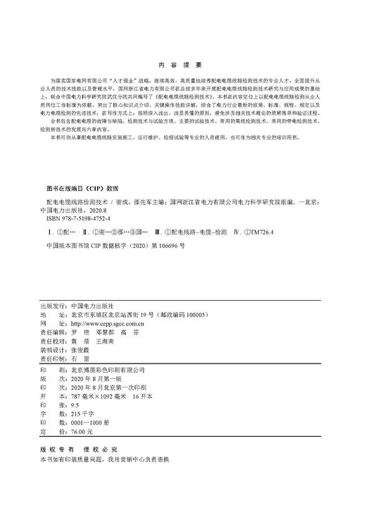 配电电缆线路检测技术 商品图3