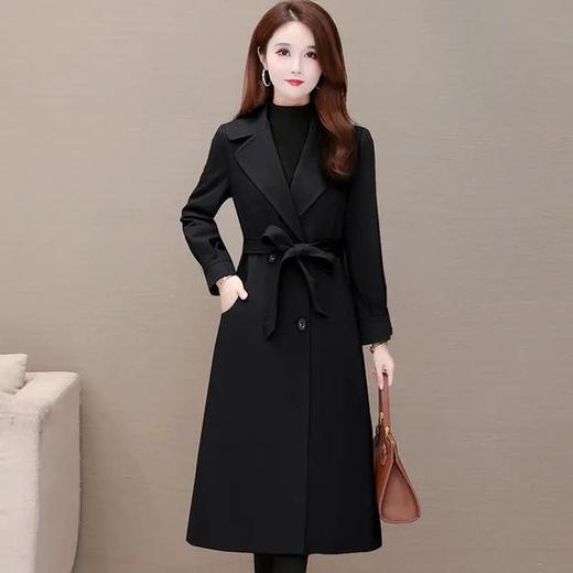 YWE-20B69X阔太太气质高贵长袖风衣外套 商品图0
