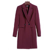 XZ-1866-UY韩版修身时尚秋冬风衣加长款大衣 商品缩略图3