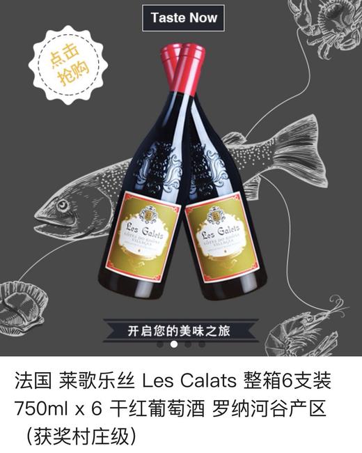 【岁末秒杀】法国原瓶进口莱歌乐丝/特级/列庄级干红葡萄酒 商品图1