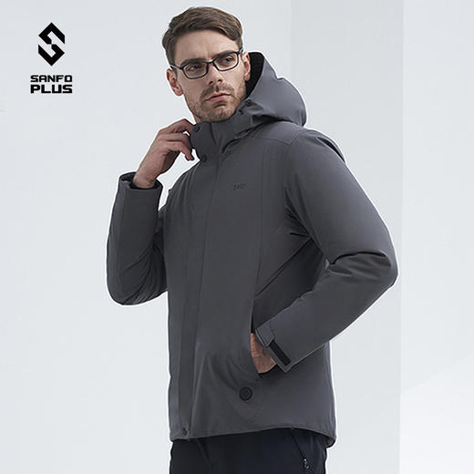 SANFO PLUS 阿波罗智能控温男士发热棉服 SJM-20126 商品图0