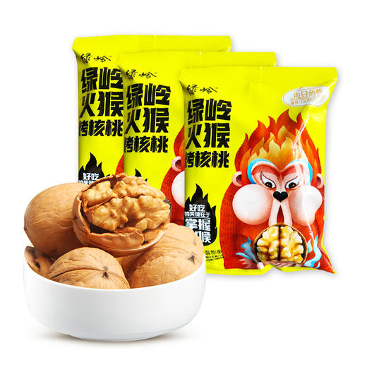 绿岭 火猴 小精灵烤核桃 蜂蜜味 500g/箱 商品图3