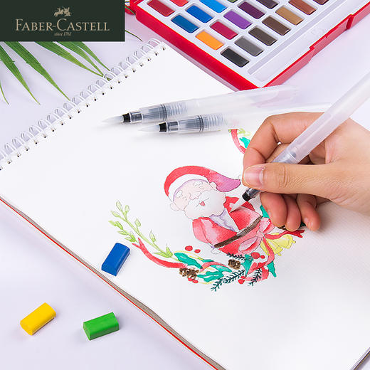 德国辉柏嘉 水彩画笔【适用水溶彩铅、固体水彩】 商品图2