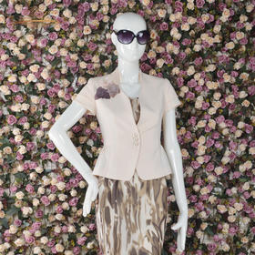 【断码】YIQU丨“美妙”西装上衣（米黄）