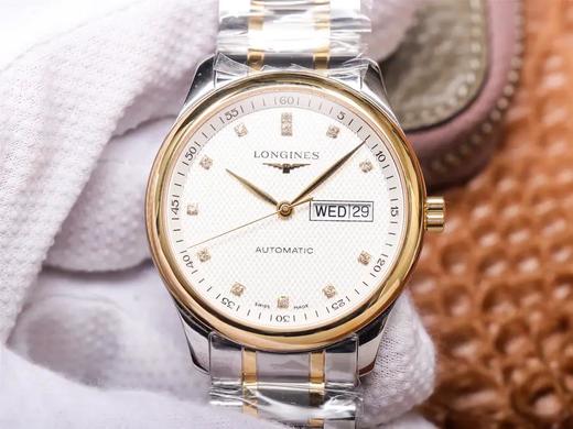 KY浪qin名匠双日历系列，🈶40毫米38.5×11mm，316L精钢， 机芯eta2836-2，所有配件与原装通用，男士腕表，自动机械机芯，精钢表带，透底。 商品图0