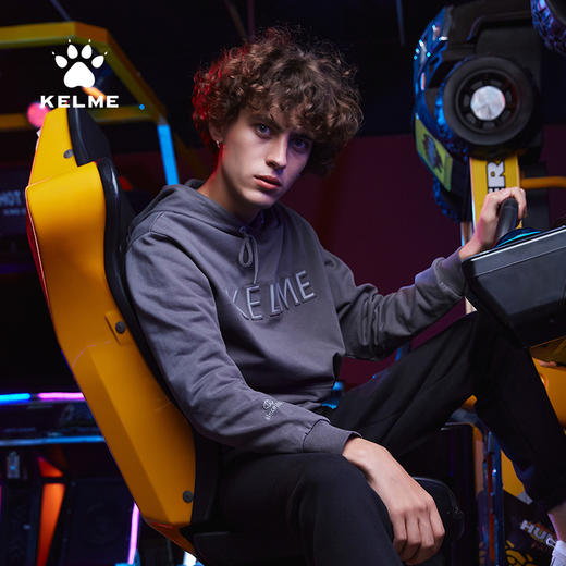 卡尔美情侣款连帽卫衣男女可穿 商品图2