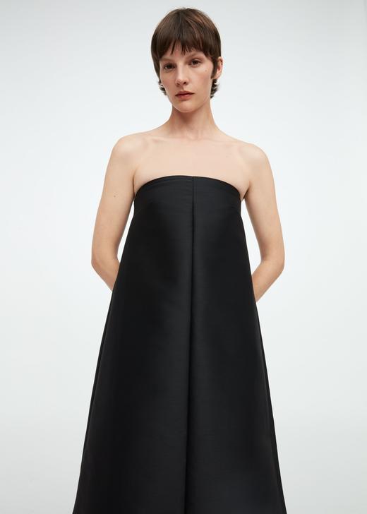 TOTEME 黑色SABADELL抹胸连衣裙 商品图5