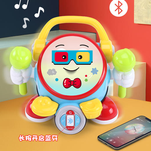 【优乐恩】早教益智音乐双锤鼓/6318Y 商品图3