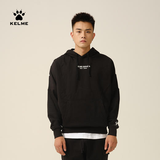 卡尔美情侣款连帽套头外套宽松版 商品图0