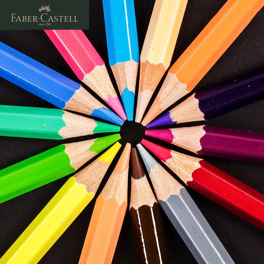 德国辉柏嘉 红系列 城堡纸盒油性彩色铅笔 36/48/72色 商品图2