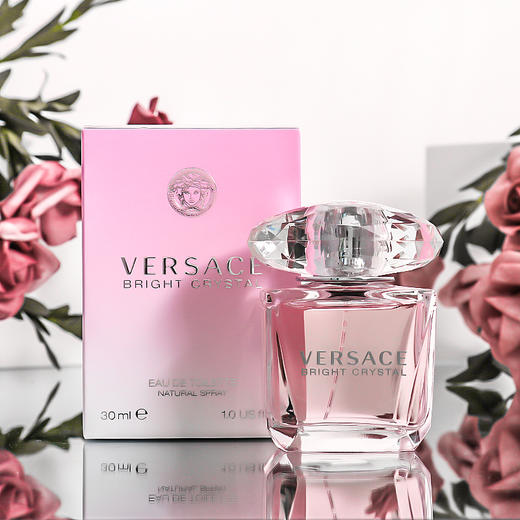 versac范思哲香恋水晶钻粉钻女士淡香水30ml50ml90ml香港直邮