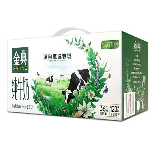 特价*伊利金典纯牛奶250ml*12
