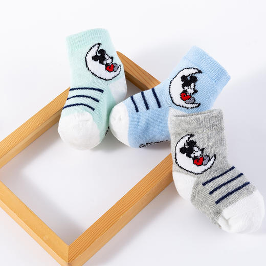 迪士尼(Disney)宝宝四季款袜子（3双装） 商品图7