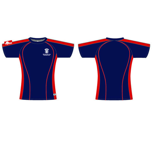 Sports T-shirt(Navy/Red)运动T恤(深蓝色/红色) Girls女装 商品图0