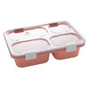 【分隔型带盖上班族便当饭盒】居家日用塑料可加热分格餐盒带餐具 商品缩略图7