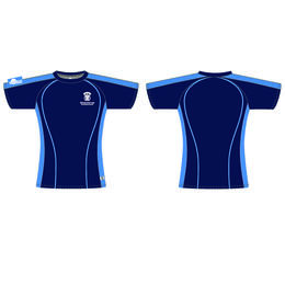 Sports Tshirt (Navy/Blue)  运动T恤（深蓝色/蓝色）Girls女装