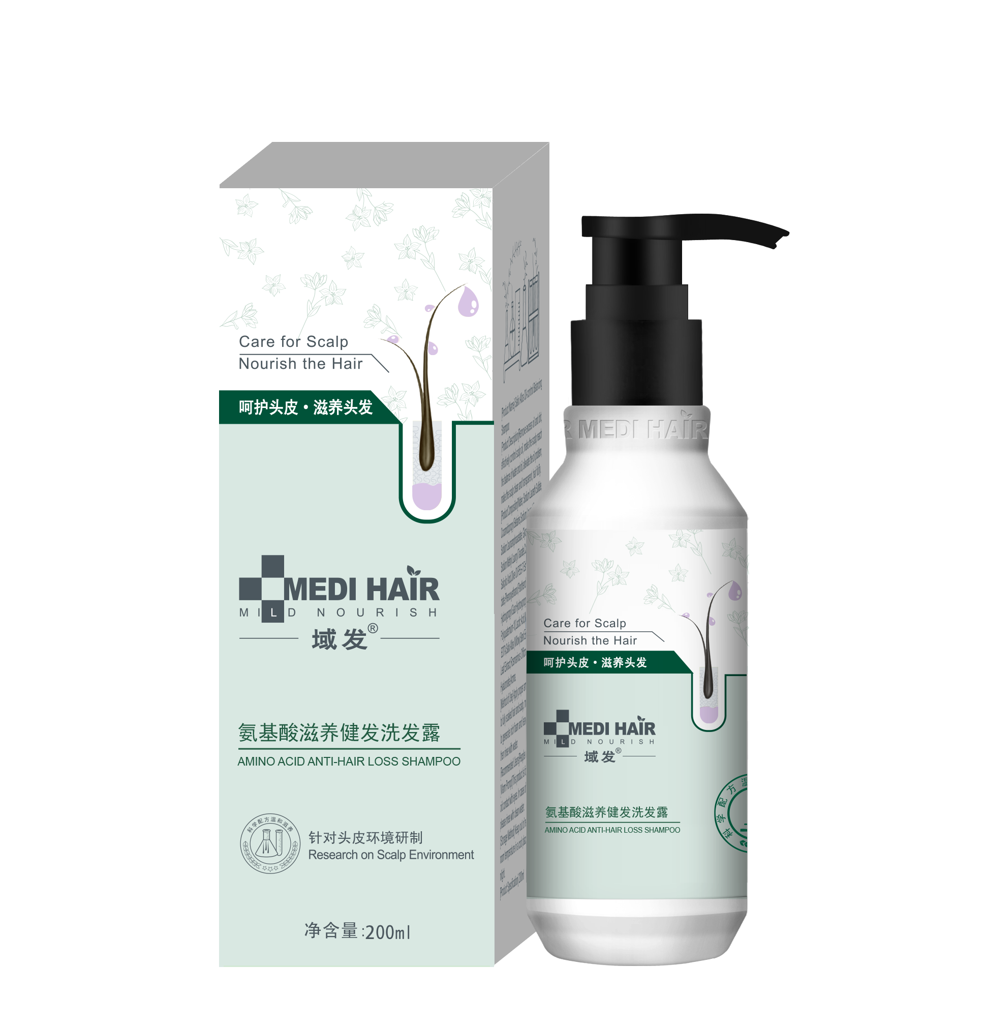 域发氨基酸滋养强韧洗发露200ml