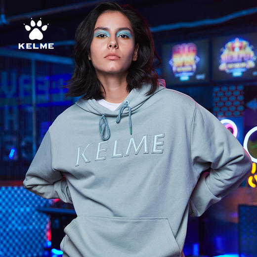 卡尔美情侣款连帽卫衣男女可穿 商品图1