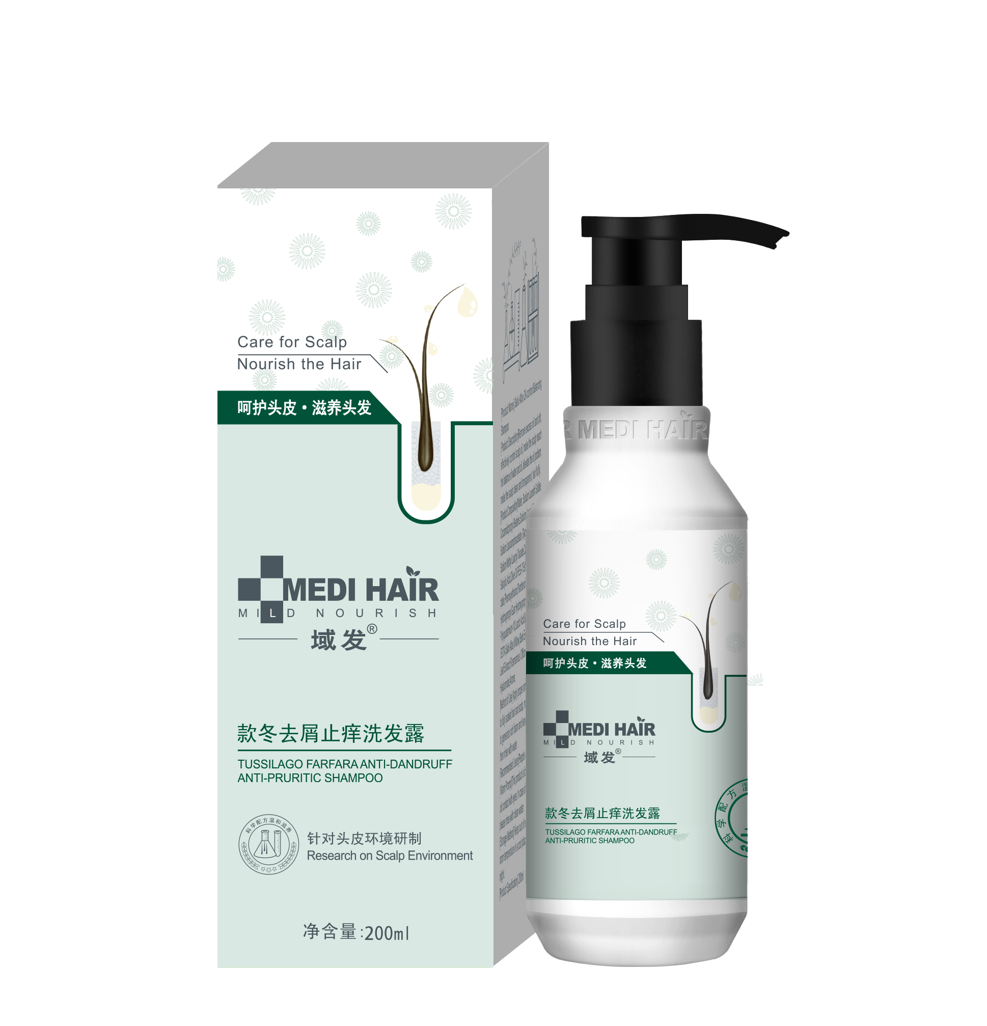 域发款冬去屑止痒洗发露200ml