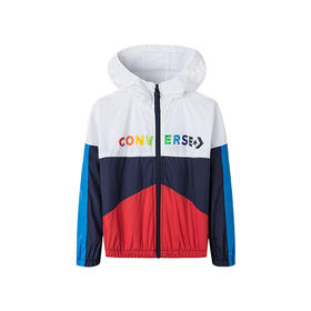 Converse匡威商场同款童衣童装秋男童梭织双层连帽宽松夹克外套CV2032182