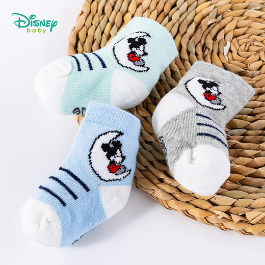 迪士尼(Disney)宝宝四季款袜子（3双装） 商品图8
