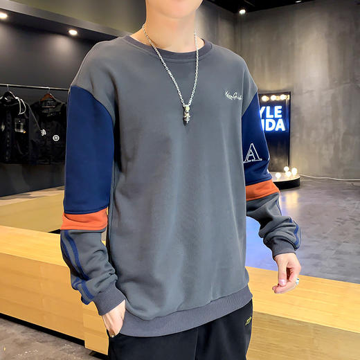 长袖卫衣男圆领2020秋季新款韩版潮流男装衣服男士春秋款宽松外套