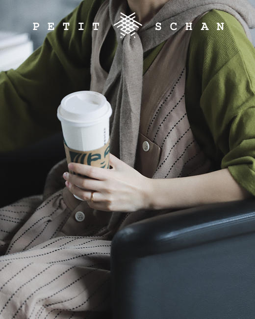 PETIT SCHAN小闪 CLO#004 Lollipop girl 小萝莉 日系设计感茧型立体剪裁羊毛背心裙 商品图10