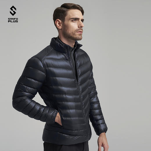 SANFO PLUS 秋冬新款 男款粒子轻暖立领羽绒服 20162 商品图1