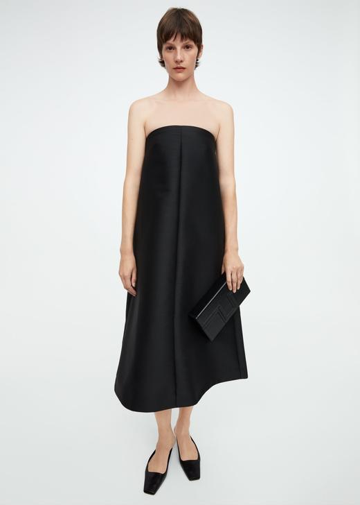 TOTEME 黑色SABADELL抹胸连衣裙 商品图4