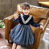 TG-0F996女童洋气连衣裙亮晶晶网纱裙2020秋冬季加绒公主裙儿童金丝绒纱裙 商品缩略图2