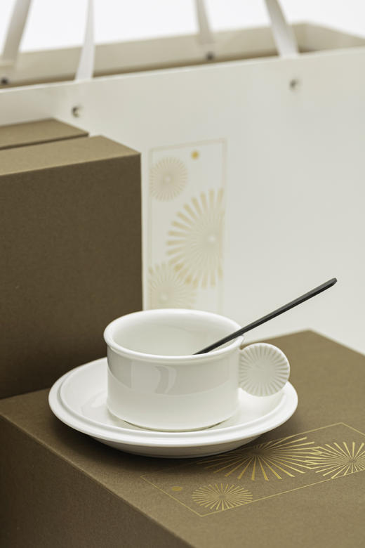 “止白”趣味咖啡杯碟 商品图9