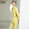 IWY/黄色长袖西装长裤套装CP9112 商品缩略图1