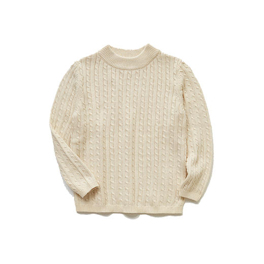  有机纯棉儿童圆领套头线衣 商品图4