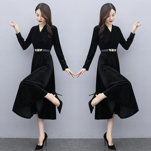 WZNH-QY20910宽松休闲舒适连衣裙 商品图3