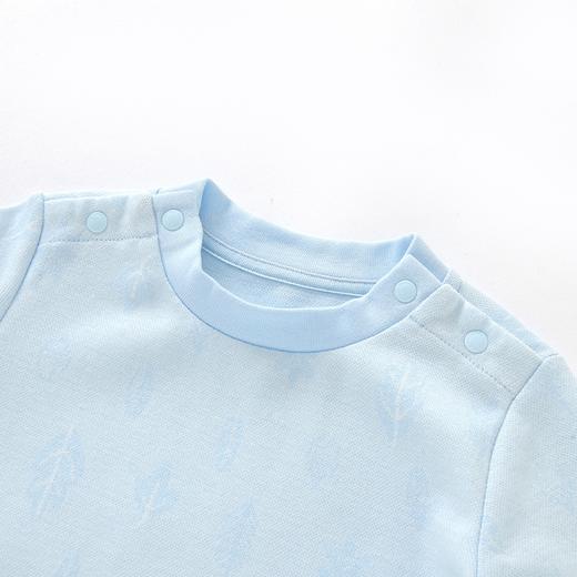 英氏男女童装打底秋衣内衣长袖树叶套头T恤10094145 10094133 商品图1