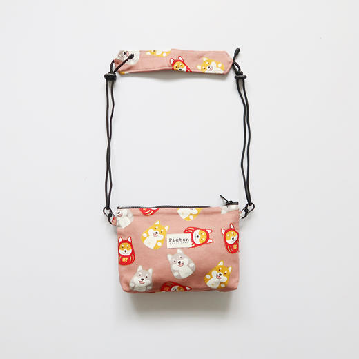 HUJI祤集pieton斜挎包风の花柴犬达摩蛋 商品图0