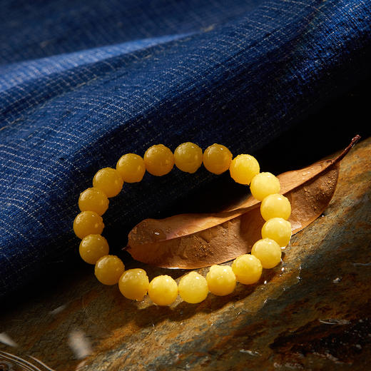 善物饰品波罗的海蜜蜡手串原矿