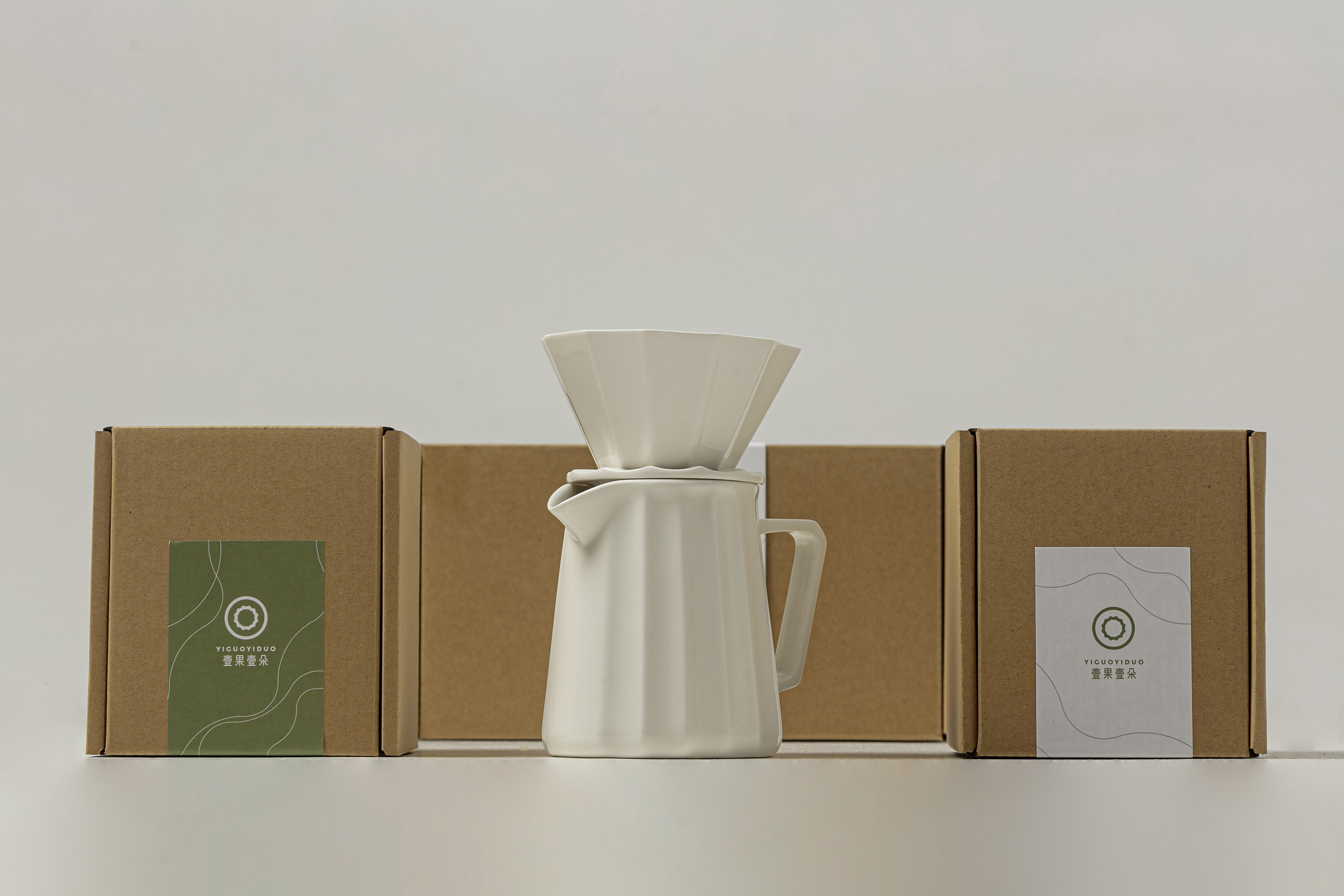 “止白”手冲咖啡套组