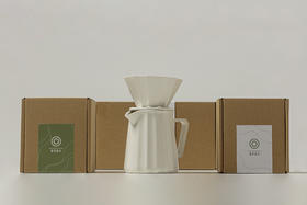“止白”手冲咖啡套组