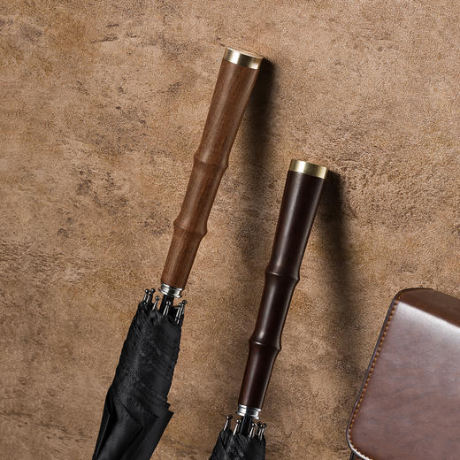 左都长柄直杆伞自动雨伞男晴雨两用伞大雨伞长柄复古直柄伞长柄伞 商品图1